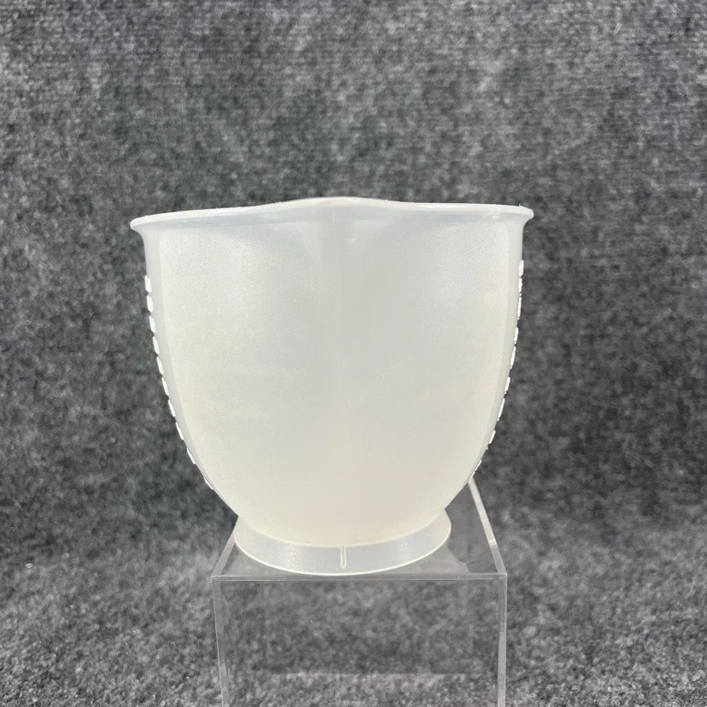 Vintage Tupperware 1288 Mix N Pour Measuring Bowl 4 Cup Clear Markings No Lid